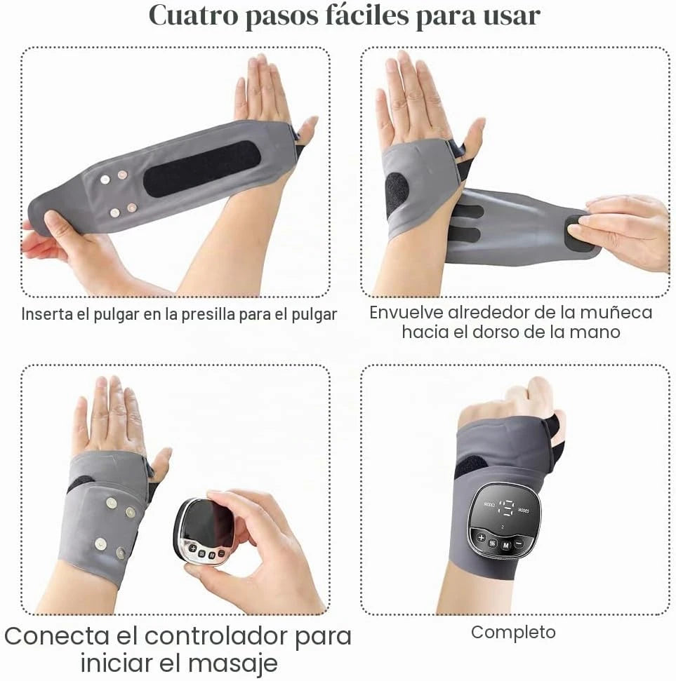 Masajeador de Muñeca Inalámbrico con Calor