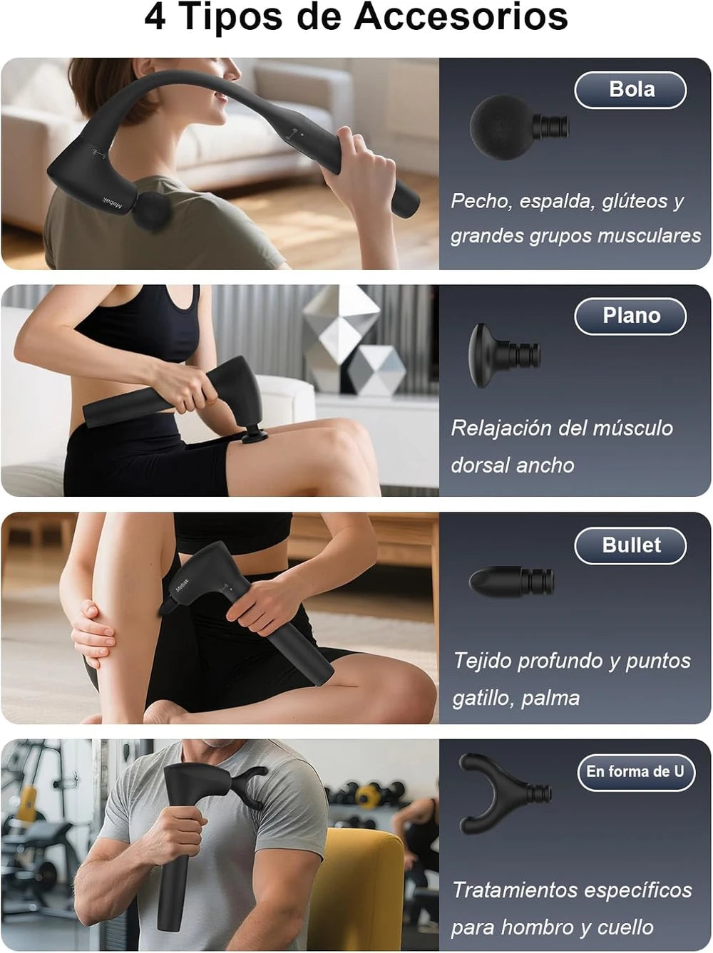 Mebak M3 Pistola de Masaje