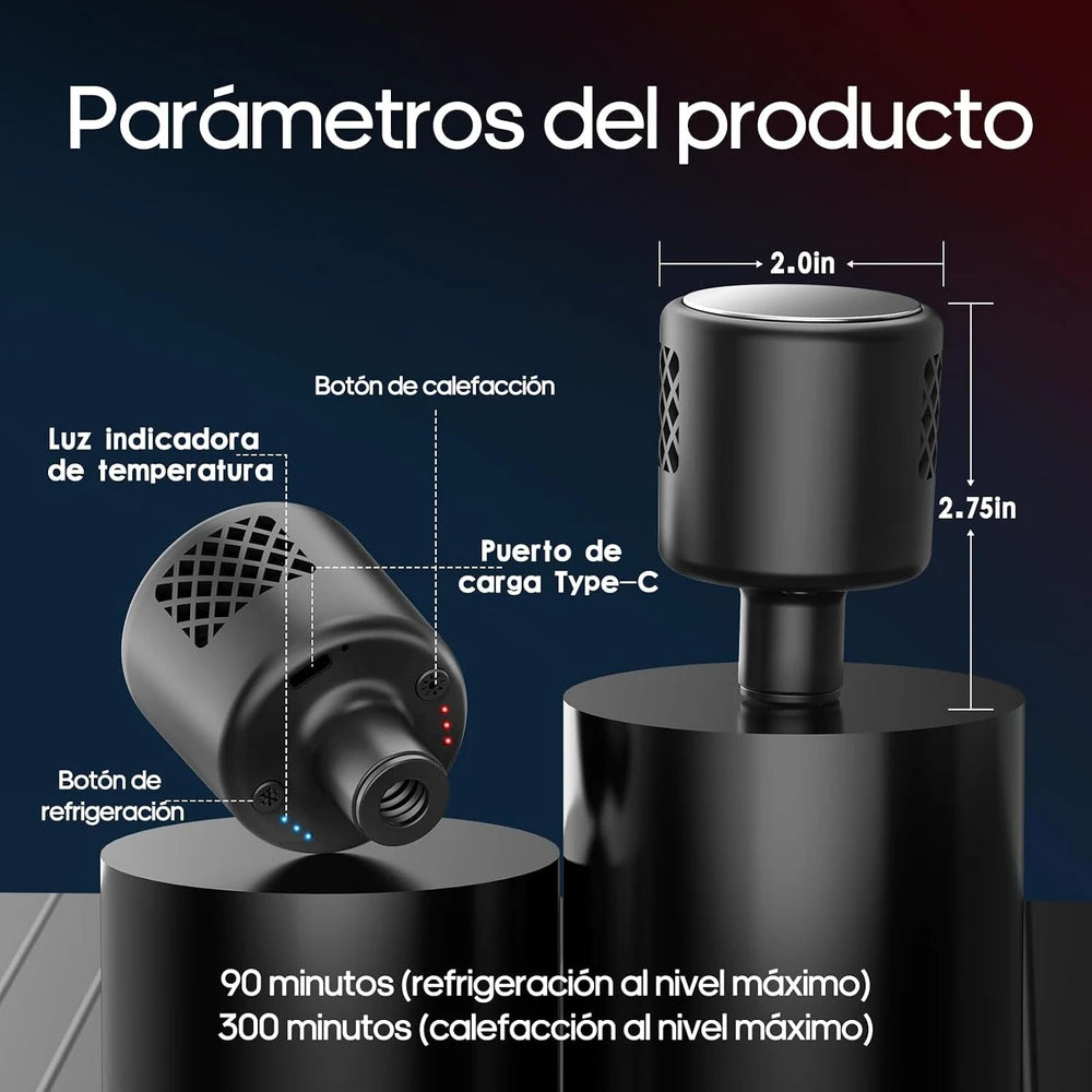 Aerlang Pistola de Masaje de Calor y Frío