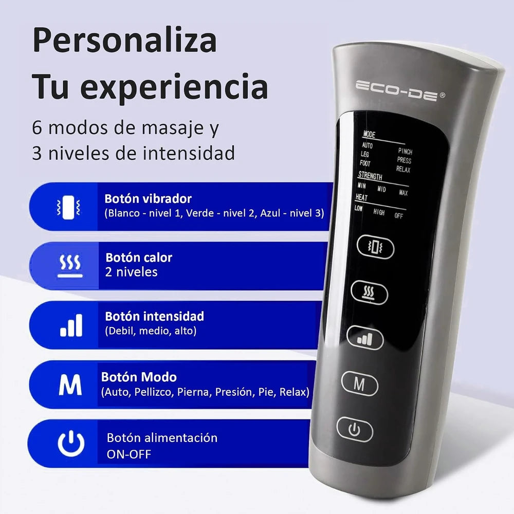Masajeador de Presoterapia para Piernas
