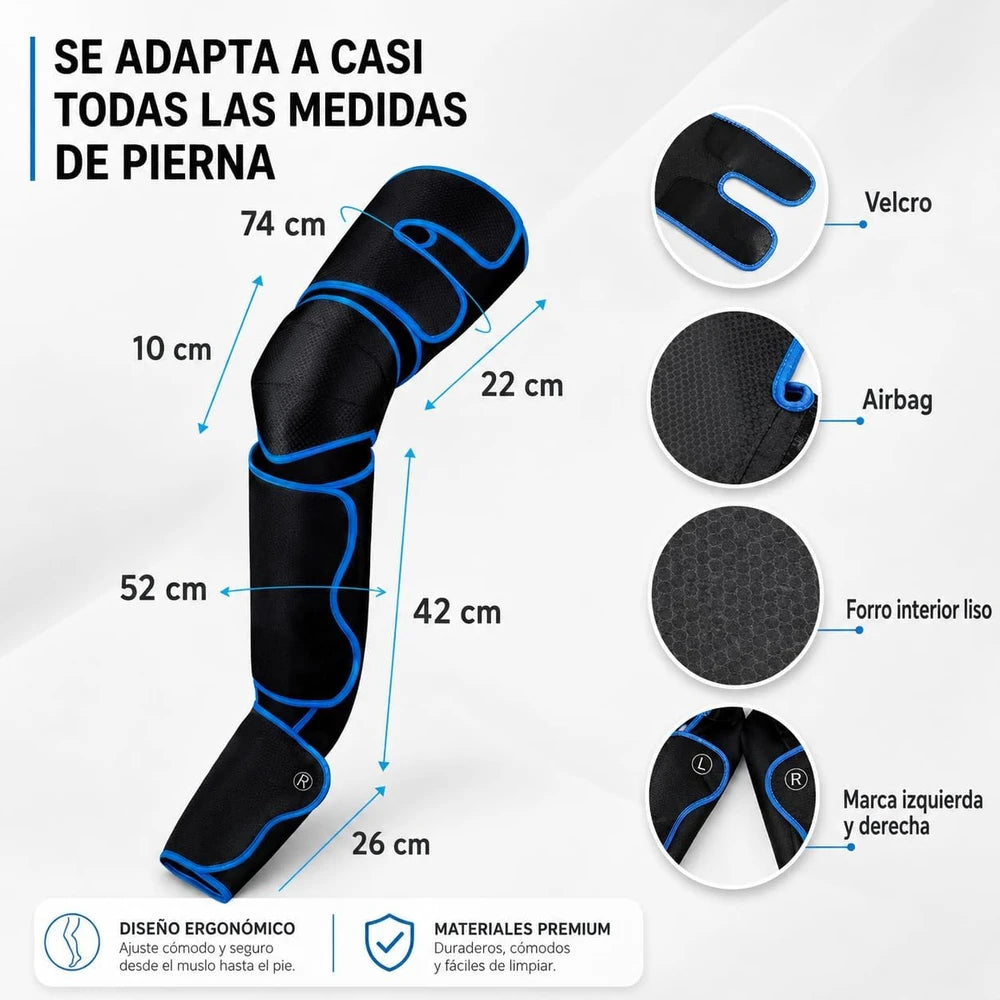 Masajeador de Presoterapia para Piernas