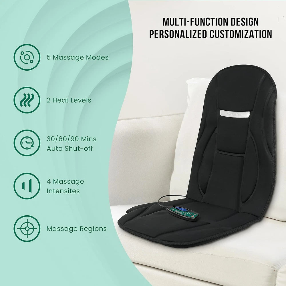 Almohadilla de Asiento para Masaje con Calor