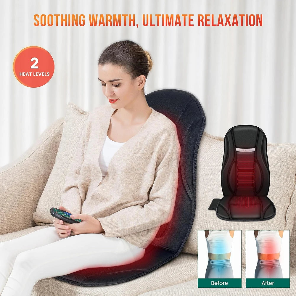 Almohadilla de Asiento para Masaje con Calor
