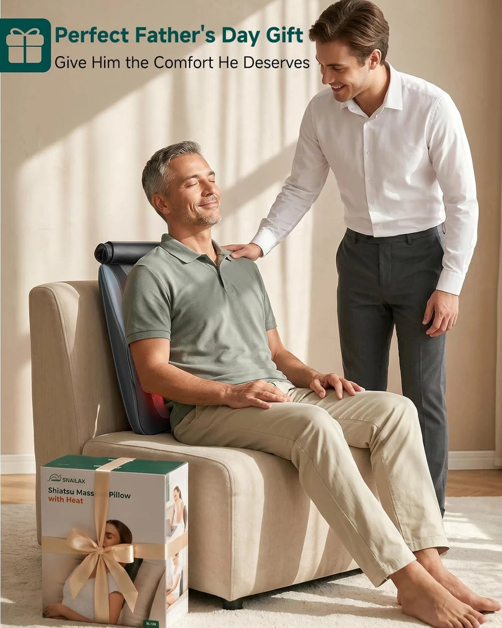 Masajeador Shiatsu Cervical y Espalda con Calor