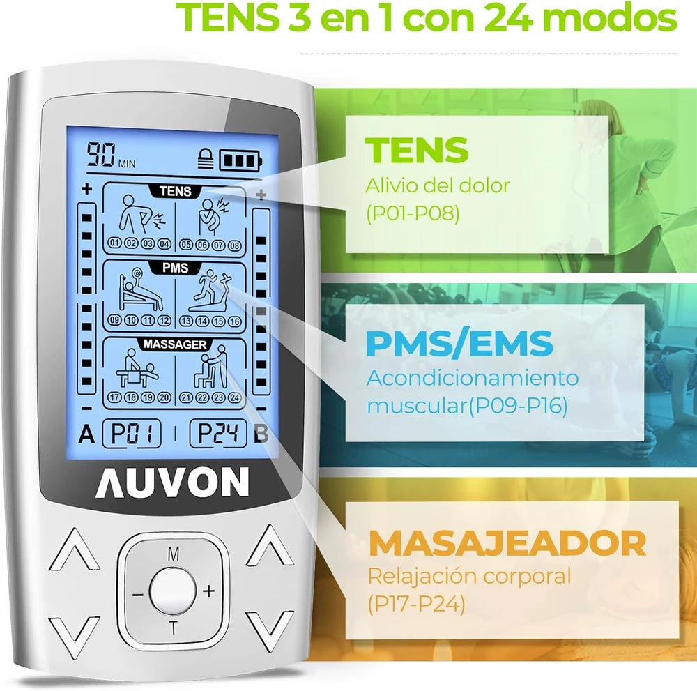 Electroestimulador Muscular AUVON