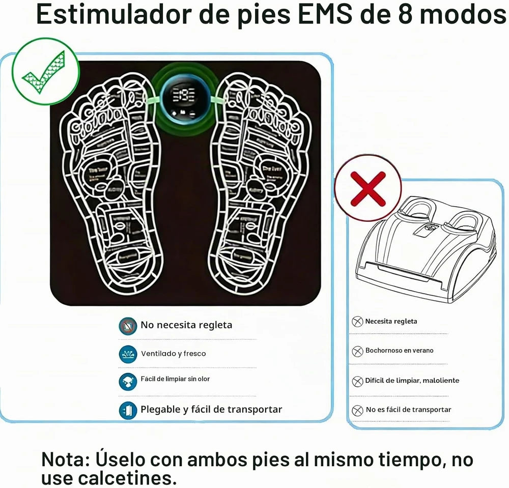 Masajeador Eléctrico de Pies para Aliviar Rigidez