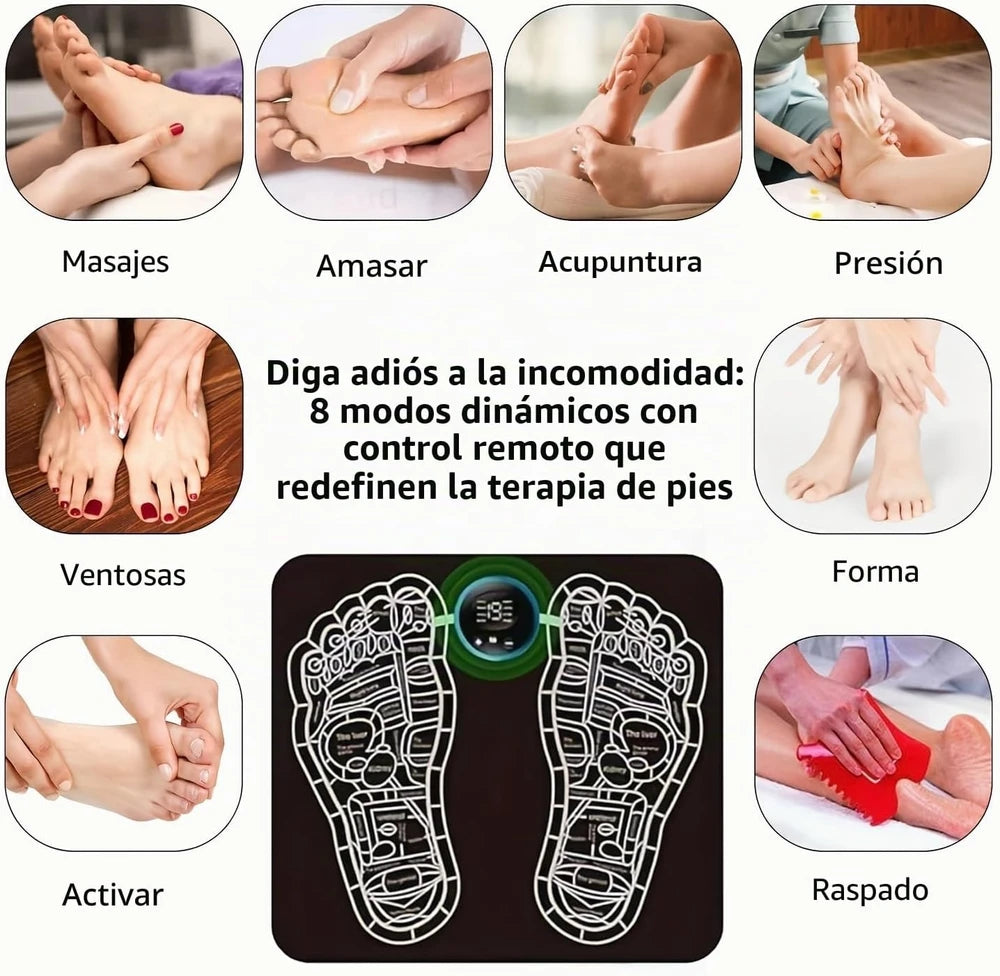 Masajeador Eléctrico de Pies para Aliviar Rigidez