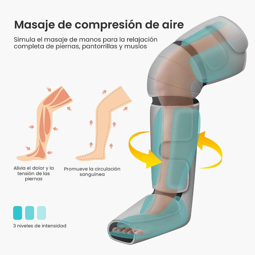 Snailax Masajeador de Piernas con Calor