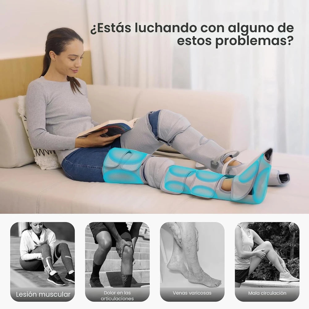 Snailax Masajeador de Piernas con Calor