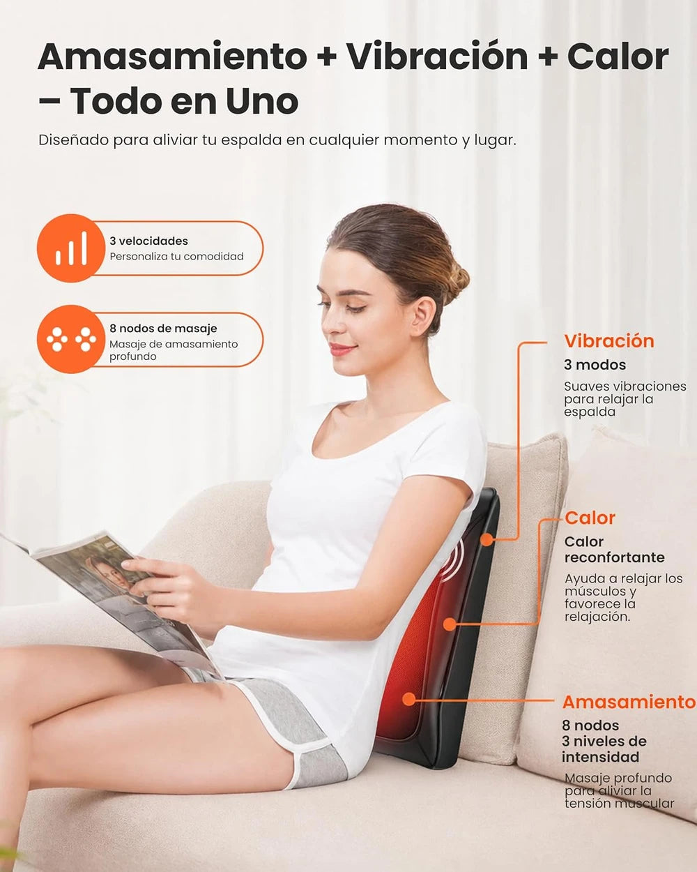 Comfier Almohada de Masaje Shiatsu