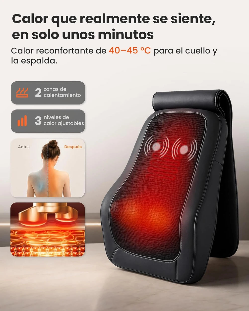 Comfier Almohada de Masaje Shiatsu