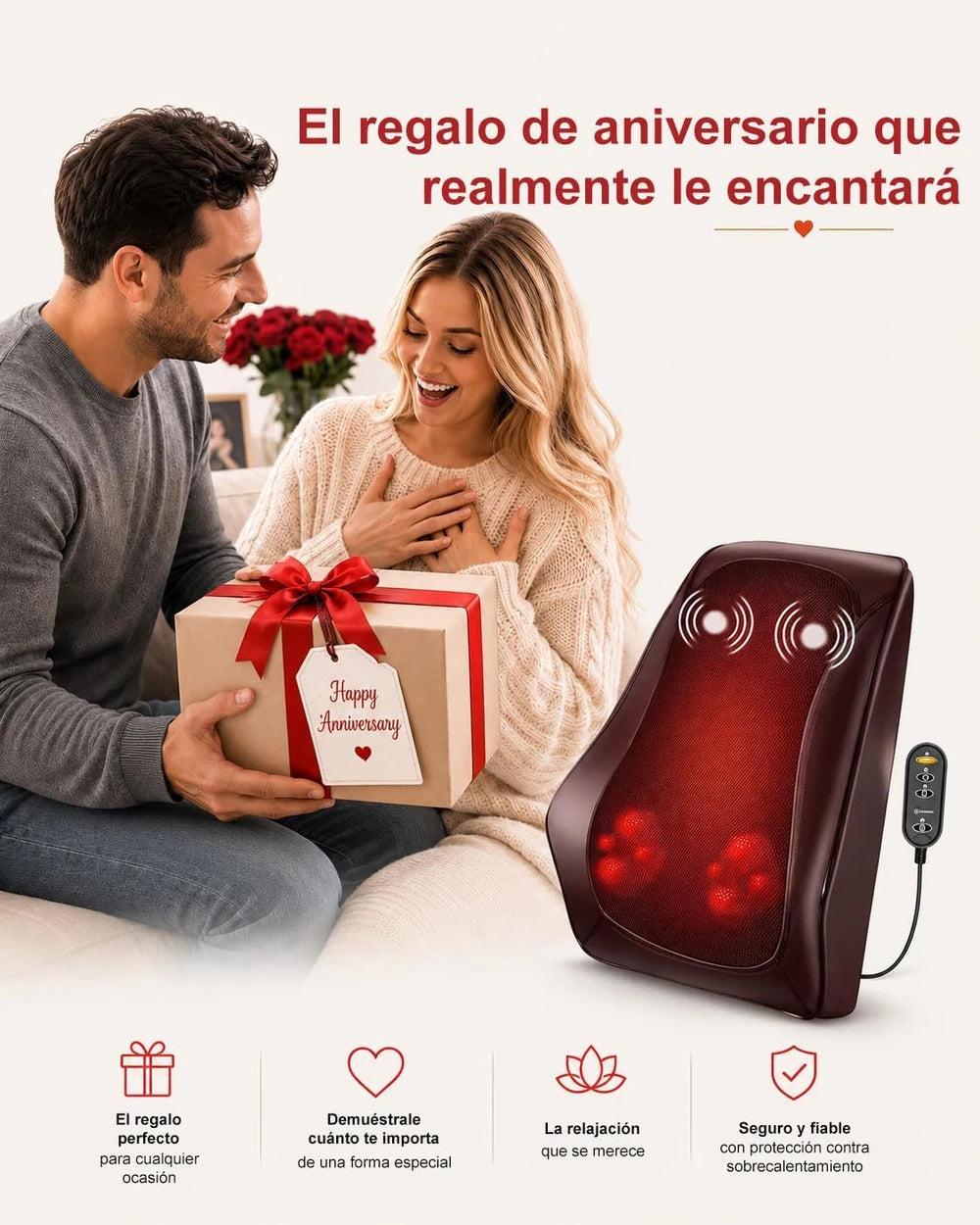 Comfier Almohada de Masaje Shiatsu