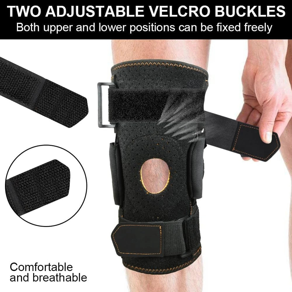 Rodillera Deportiva Ajustable con Bisagras