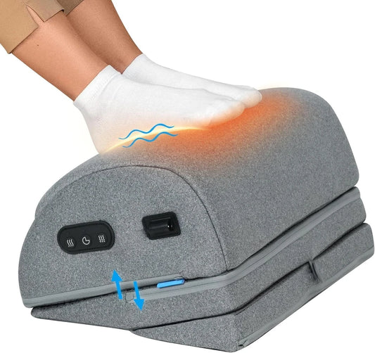 Reposapiés Ergonómico con Masaje y Calor